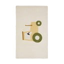 Ziloņkaula krāsas kokvilnas bērnu paklājs 90x150 cm Pecky – Kave Home