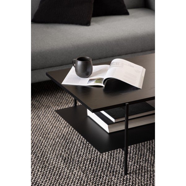 Melns žurnālgaldiņš 115x60 cm Angus – Actona-image-3