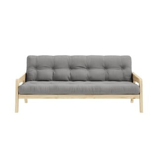 Pelēks izvelkamais dīvāns 204 cm Grab – Karup Design