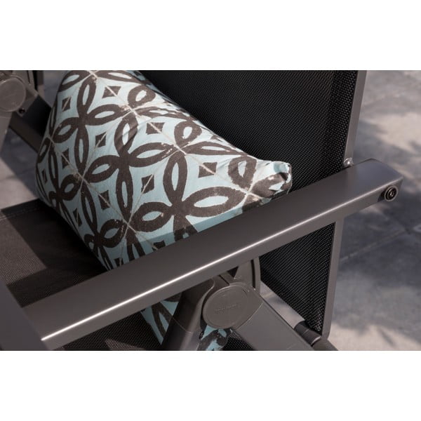 Tumši pelēks metāla dārza krēsls Aruba – Hartman-image-1