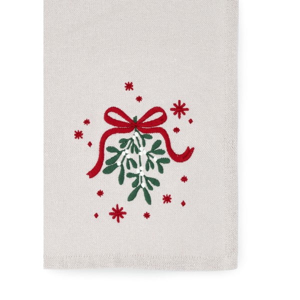 Trauku dvielis ar Ziemassvētku motīvu no kokvilnas maisījuma 50x70 cm Christmas Fable – JUNA-image-2