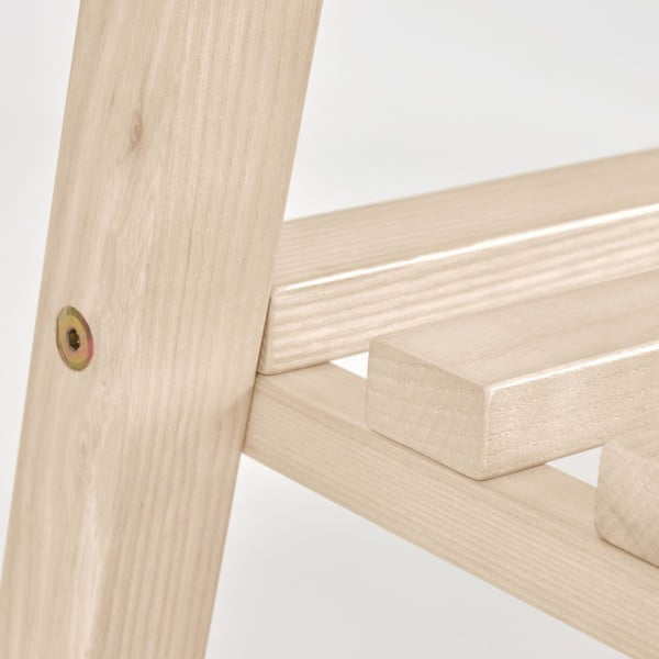 Dabīga toņa dižskābarža masīvkoka bērnu drēbju pakaramais 99x148 cm Maralis – Kave Home-image-3