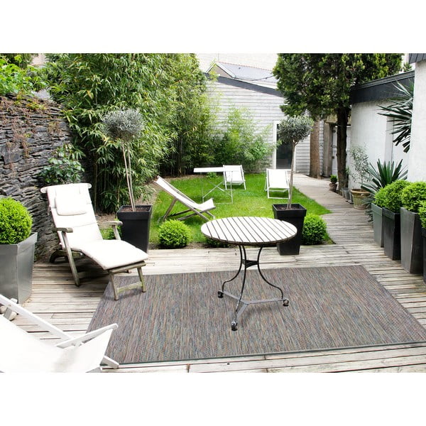 Pelēks un bēšs āra paklājs Universal Bliss, 55 x 110 cm-image-1