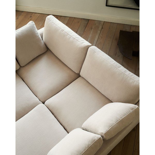 Krēmkrāsas dīvāns 210 cm Gala – Kave Home-image-3