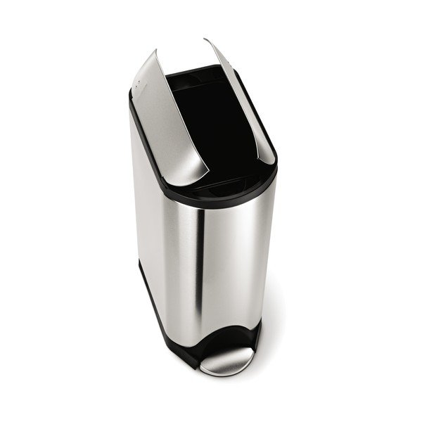 Tērauda atkritumu tvertne ar pedāli 45 l – simplehuman-image-2