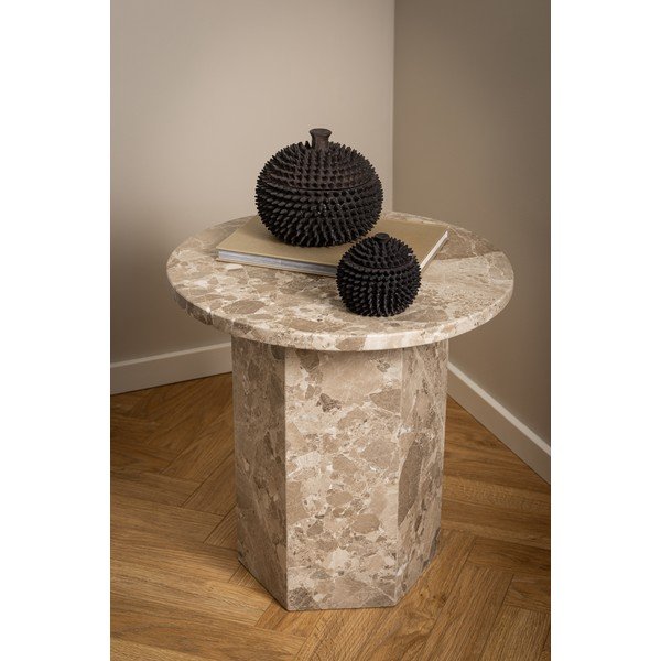 Marmora apaļš sānu galdiņš ø 50 cm Naxos – Actona-image-3