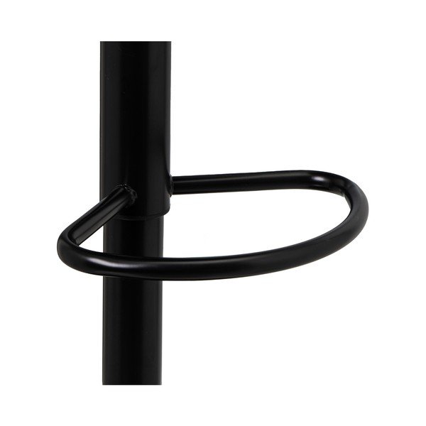 Melni mākslīgās ādas bāra krēsli ar regulējamu augstumu (2 gab.) (sēdekļa augstums 72 cm) – Casa Selección-image-2