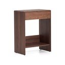Tumša dabīga toņa kumode ar riekstkoka imitāciju 60x81x37 cm Norlen – Kave Home