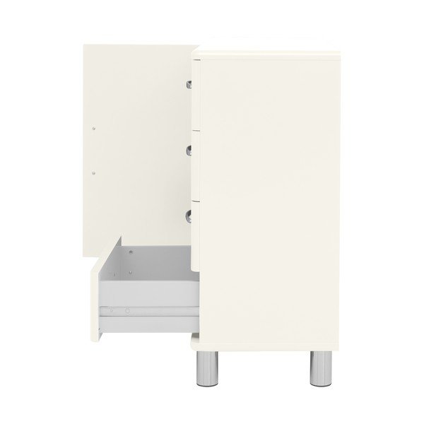 Balta zema kumode 98x92 cm Malibu – Tenzo-image-2