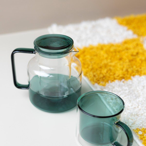 Zaļa stikla tējkanna 950 ml Liv – ONA-image-1