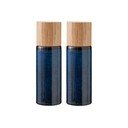 Tumši zilas keramikas piparu un sāls dzirnaviņas (2 gab.) Gastro Blue – Bitz