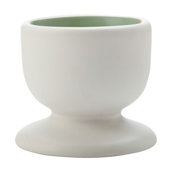 Zaļi balts porcelāna olu trauks Maxwell & Williams Tint