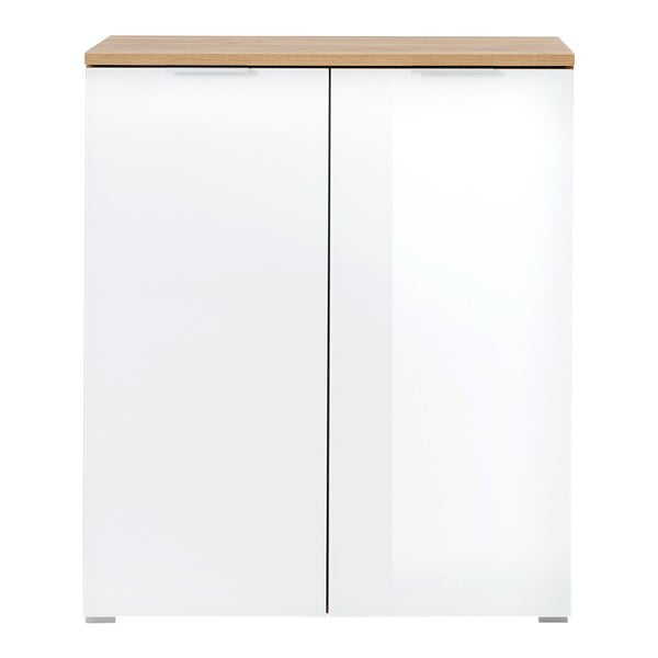 Balts ozolkoka imitācijas apavu plaukts Telde – Germania-image-2