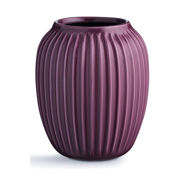 Violeta keramikas vāze Kähler Design Hammershoi, augstums 20 cm