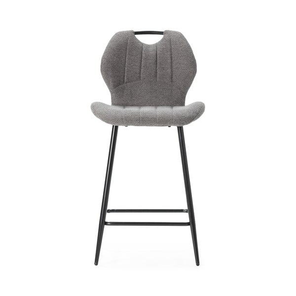 Pelēki bāra krēsli (2 gab.) (sēdekļa augstums 65 cm) Muli – Marckeric-image-2