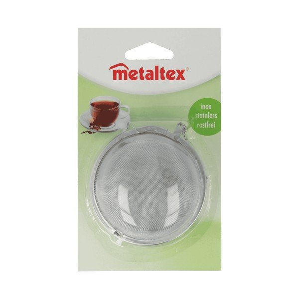 Nerūsējošā tērauda garšvielu sietiņš Metaltex Ball -image-1