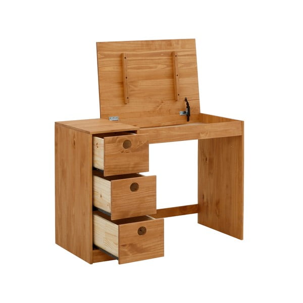 Priedes masīvkoka darba galds 50x100 cm Alpi – Støraa-image-2