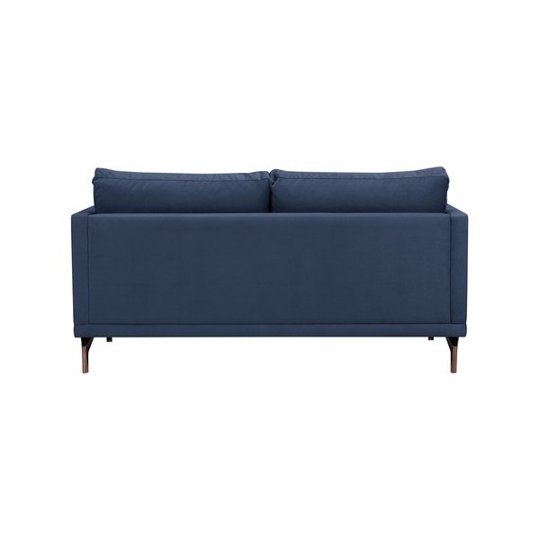 Tumši zils divvietīgs dīvāns ar zelta dīvāna pamatni Windsor & Co Sofas Jupiter-image-3