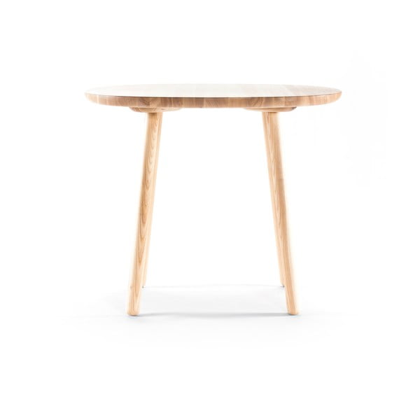 Dabīga masīvkoka ēdamgalds EMKO Naïve, ⌀ 90 cm-image-2
