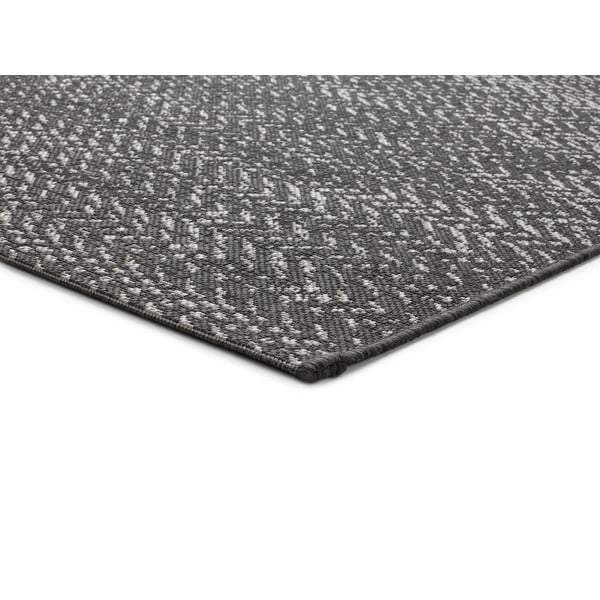 Antracīta pelēks āra paklājs 120x170 cm Panama – Universal-image-2