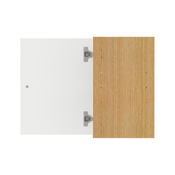 Balta moduļu plauktu sistēma ar durvīm 33x43,5 cm Z Cube – Tenzo-image-4