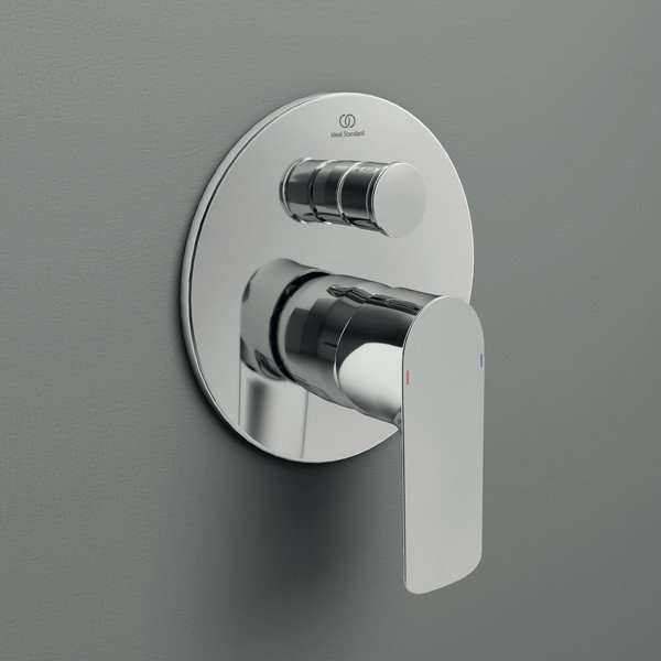 Spīdīgas sudraba krāsas jaucējkrāns vannai/iebūvēts Connect Air – Ideal Standard-image-2