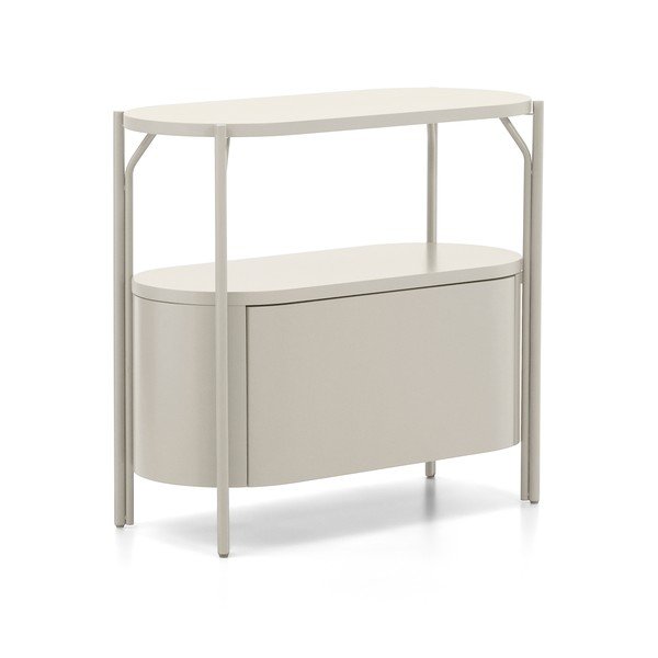 Balts skapītis zem izlietnes 90x81 cm Arely – Kave Home-image-2