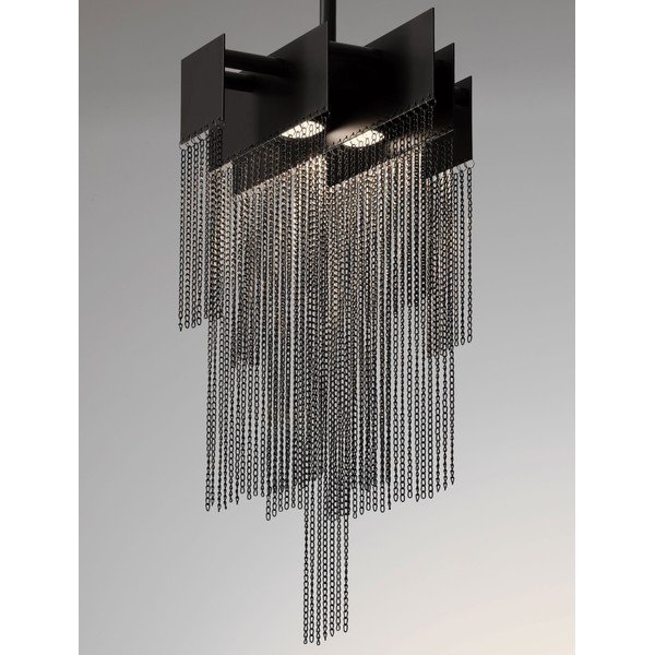 Matēti melna tērauda LED piekaramā lampa ar regulējamu spilgtumu Revια – Nova Luce-image-2