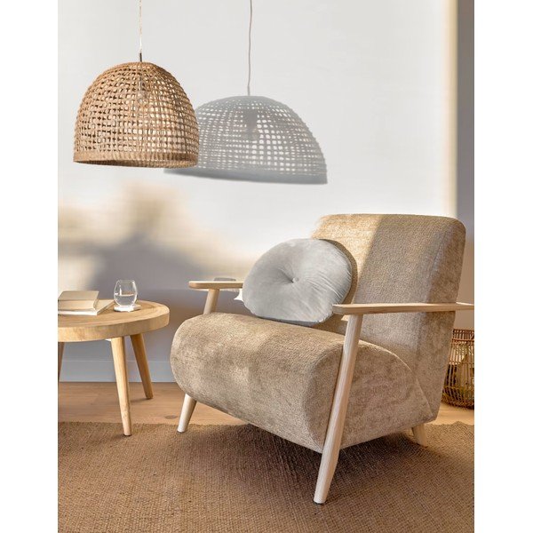 Dabīga toņa jūraszāles abažūrs ø 49 cm Cynara – Kave Home-image-1