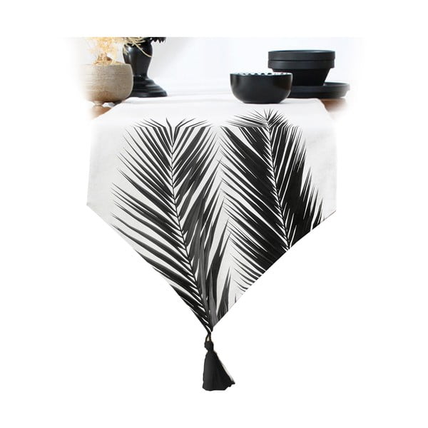 Melns/smilškrāsas galda celiņš 140x45 cm – Minimalist Cushion Covers