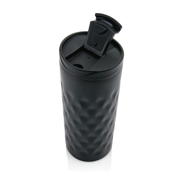 Melna XD Design ģeometriska termo krūze, 350 ml-image-2