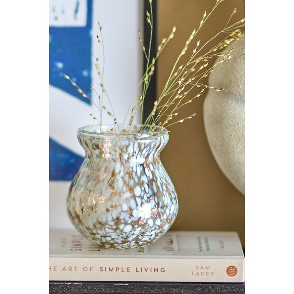 Bēša vāze (augstums 8 cm) Jazmine – Bloomingville-image-1