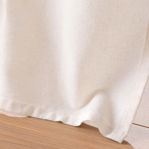 Balts/brūns aizkars no džutas maisījuma 140x240 cm Cirrus – douceur d'intérieur-image-4