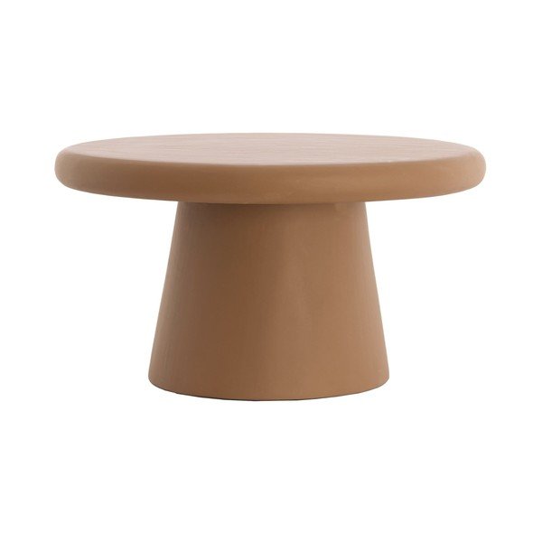 Terakotas oranžs apaļš žurnālgaldiņš ø 70 cm Kulona – Light & Living