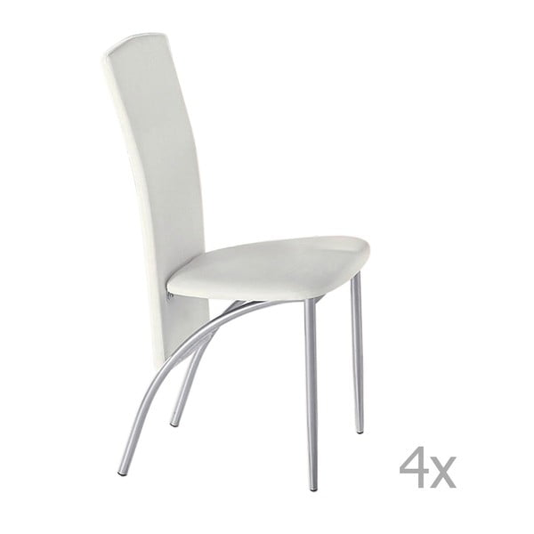 4 baltu ēdamistabas krēslu komplekts Støraa Nevada