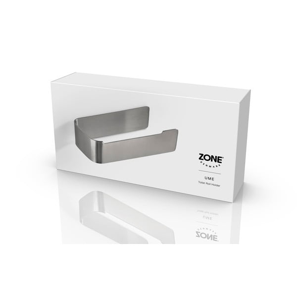 Matētas sudraba krāsas nerūsējošā tērauda sienas tualetes papīra turētājs Ume – Zone-image-3