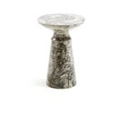 Pelēks sānu galdiņš Kave Home Kesbury, augstums 46 cm