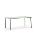 Tērauda dārza ēdamgalds 90x180 cm Brai – Kave Home