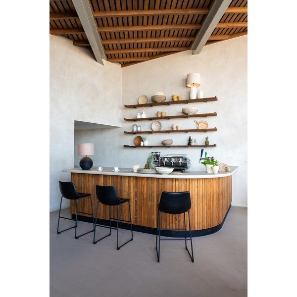 Melns bāra krēsls 99 cm Jeddo – Light & Living-image-2