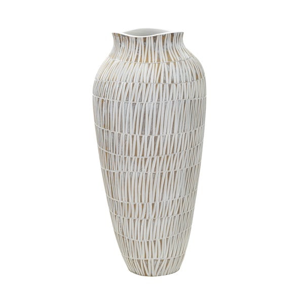 Balta polirezīna vāze (augstums 50 cm) Stiky – Mauro Ferretti