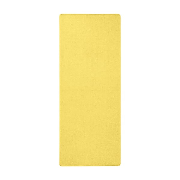 Dzeltens paklājs Hanse Home Fancy, 80 x 200 cm