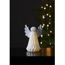 Balta keramikas Ziemassvētku LED lampiņas dekorācija Star Trading Vinter, augstums 18 cm
