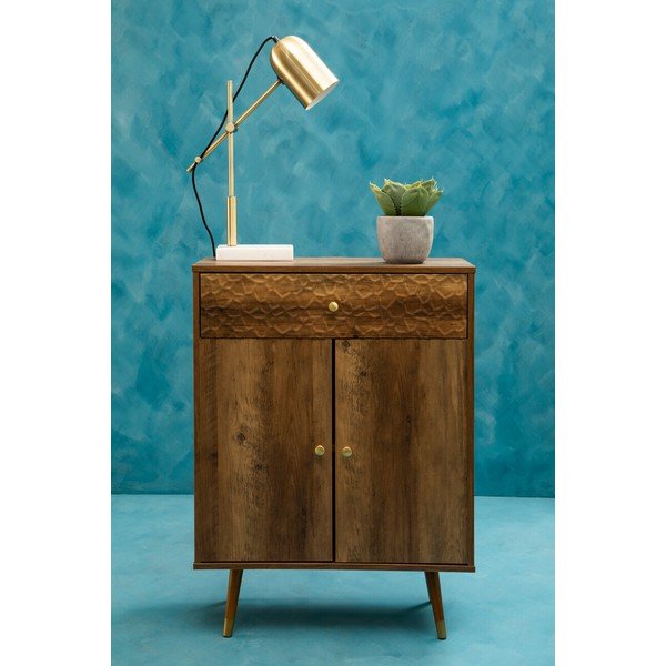 Tumša dabīga toņa kumode 70x94x35 cm Frida – Premier Housewares-image-4