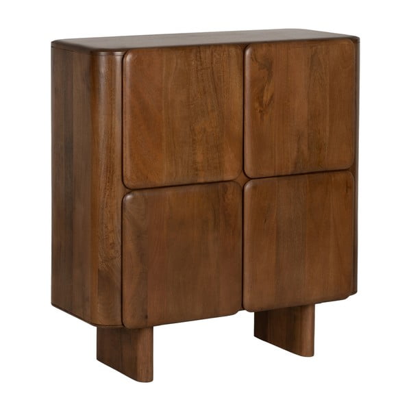 Brūns mango masīvkoka skapītis 104x110x45 cm Nosy – Ixia