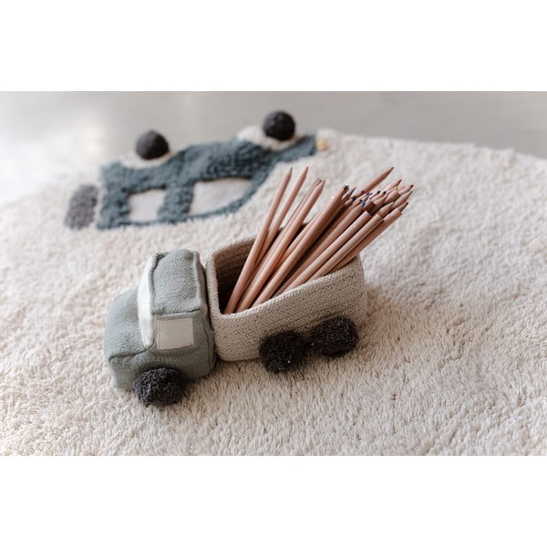 Tekstila bērnu rotaļlietu grozi (2 gab.) 24x14x8 cm Truck – Lorena Canals-image-3