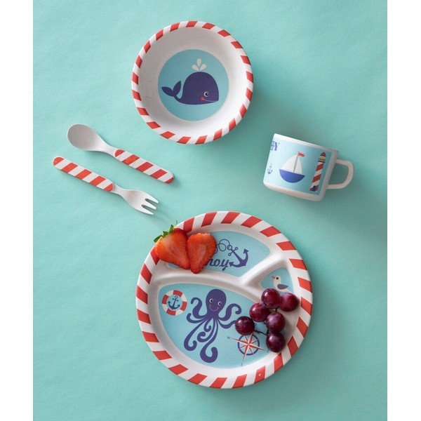 Bambusa bērnu pusdienu komplekts (5 gab.) Eden – Premier Housewares-image-1