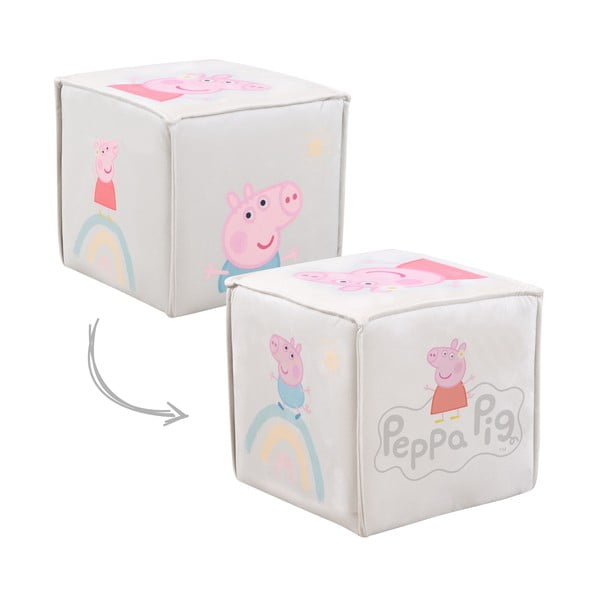 Balts samta bērnu pufs Peppa Pig – Roba-image-2