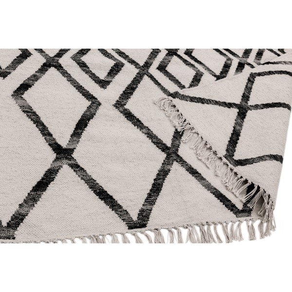 Bēšs un melns paklājs Asiatic Carpets Hackney Diamond, 120 x 170 cm-image-3
