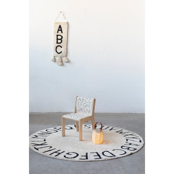 Bēšs/dabīga toņa bērnu krēsls ABC – Lorena Canals-image-1