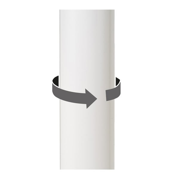 Balti mākslīgās ādas bāra krēsli ar regulējamu augstumu (2 gab.) (sēdekļa augstums 56,5 cm) – Casa Selección-image-4